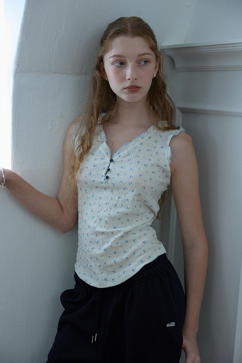 Flower open sleeveless