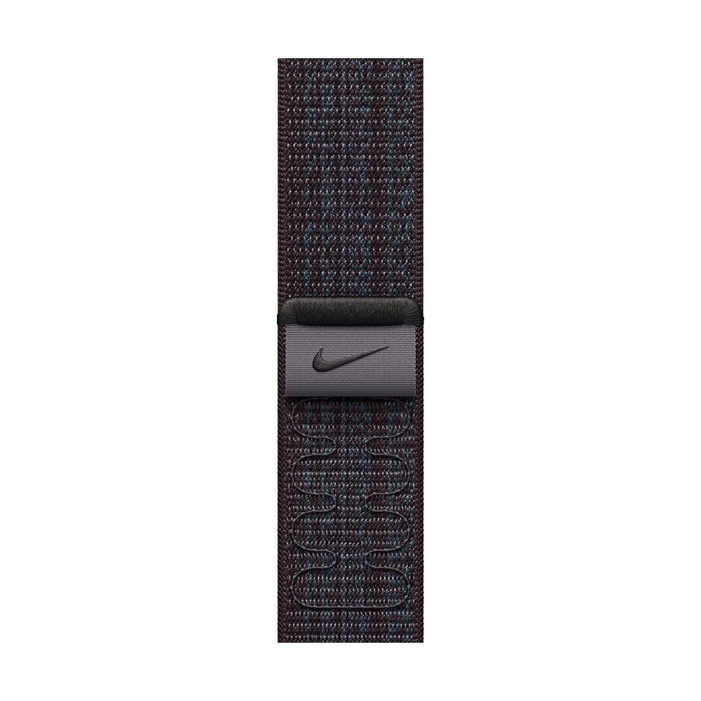 Apple 41mm Nike 스포츠 루프 - 블랙/블루 (MUJV3FE/A)
