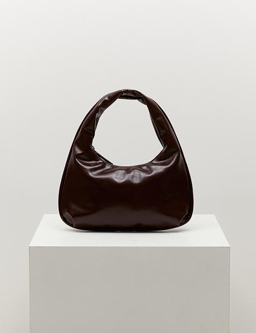 [3차 입고] mini plump bag (crinkle brown)