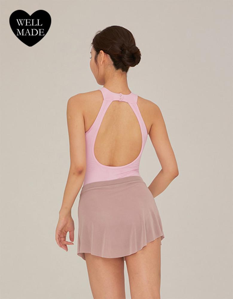 [보우낸져]차르르 풀온 스커트/발레스커트/성인발레복/pull on skirt