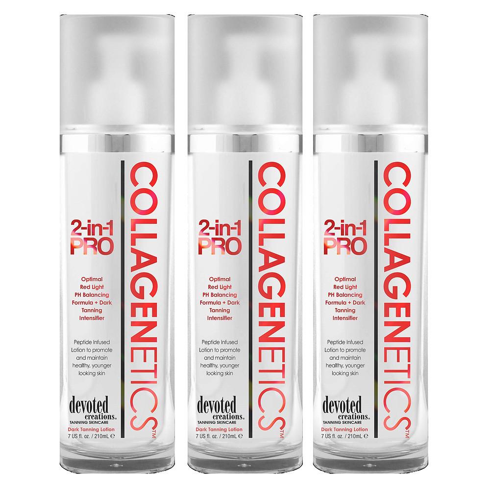 디보티드 크리에이션 투인원 프로 콜라겐 에틱스 2in1 화이트태닝 로션 얼굴 바디 3개