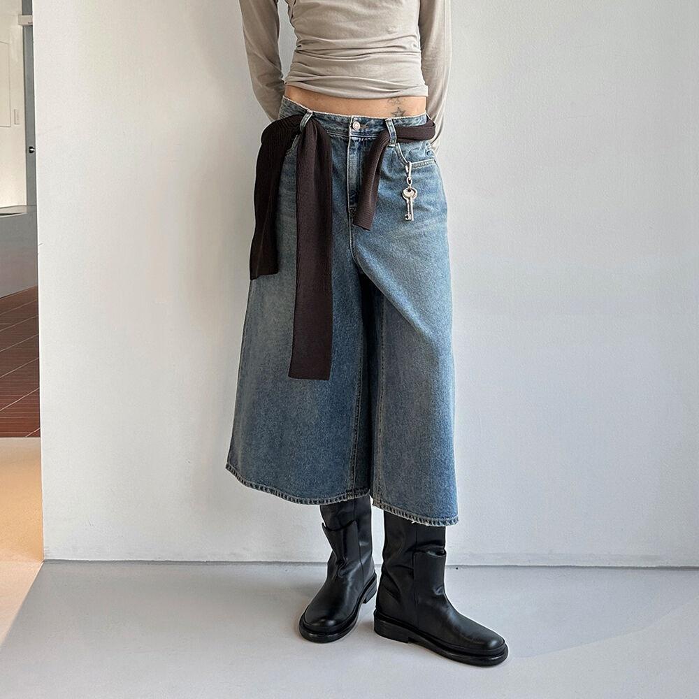 DENIM BERMUDA PANTS_BLUE