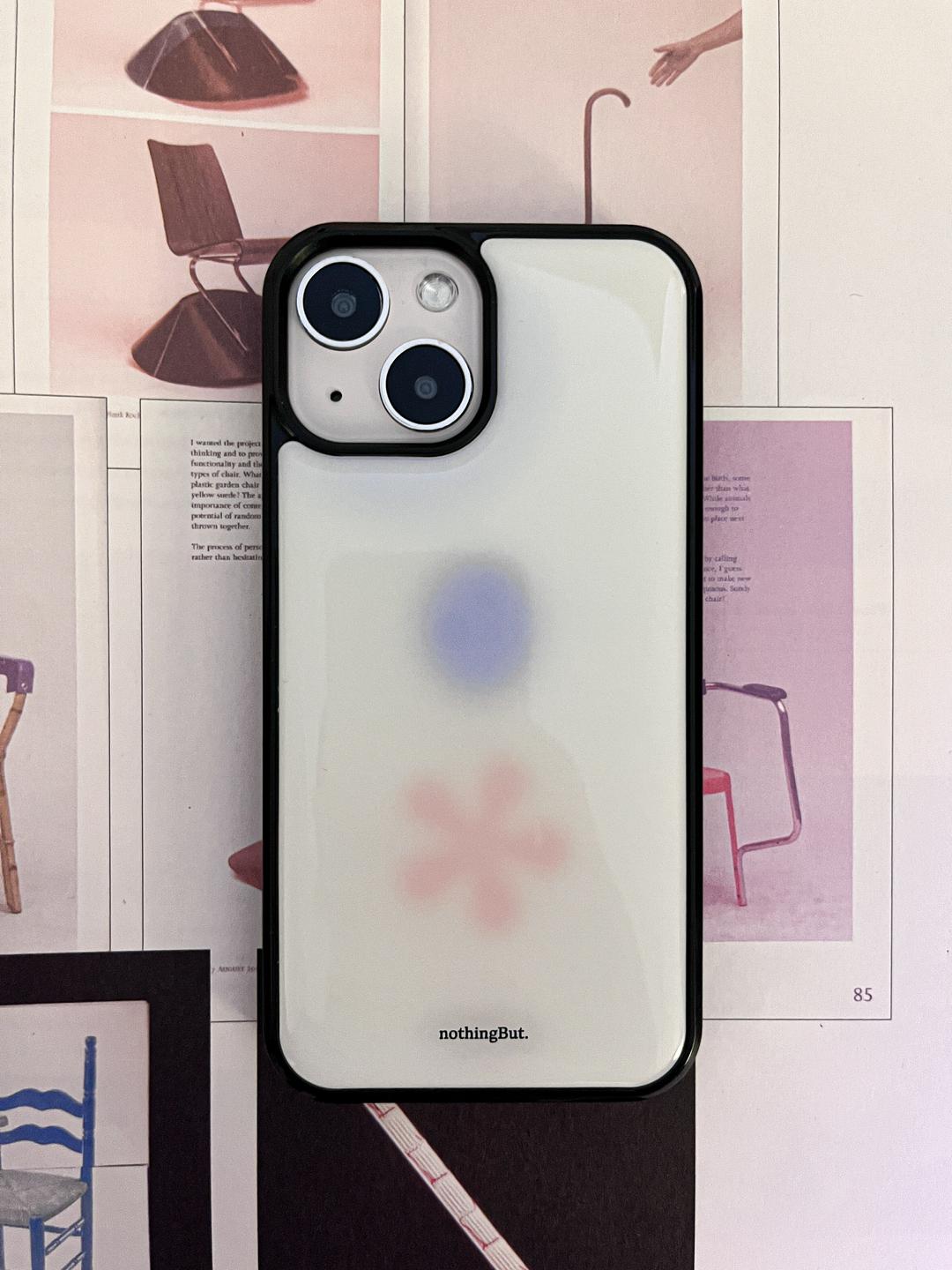 나띵벗 blurry flowers (pink) - 에폭시 폰케이스