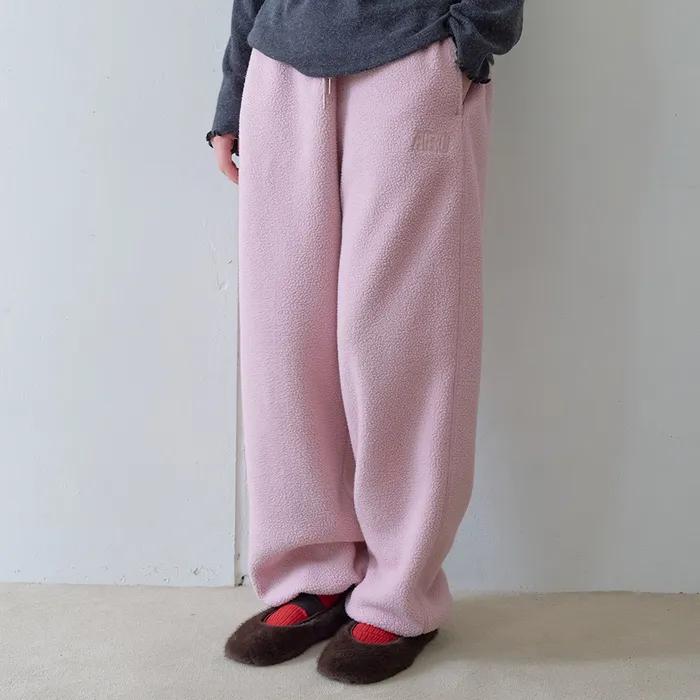 ARU FLEECE PANTS, PINK