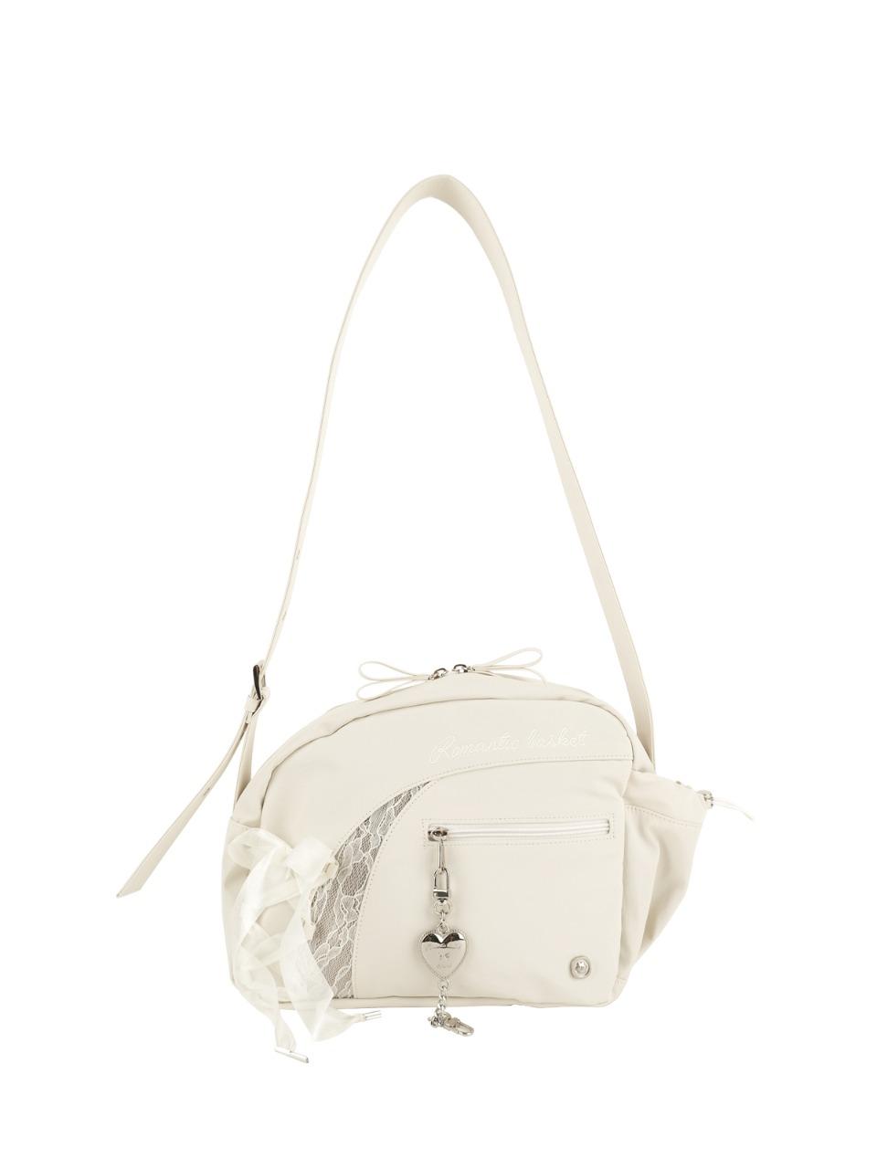 Romantique sneaker crossbody bag_ivory