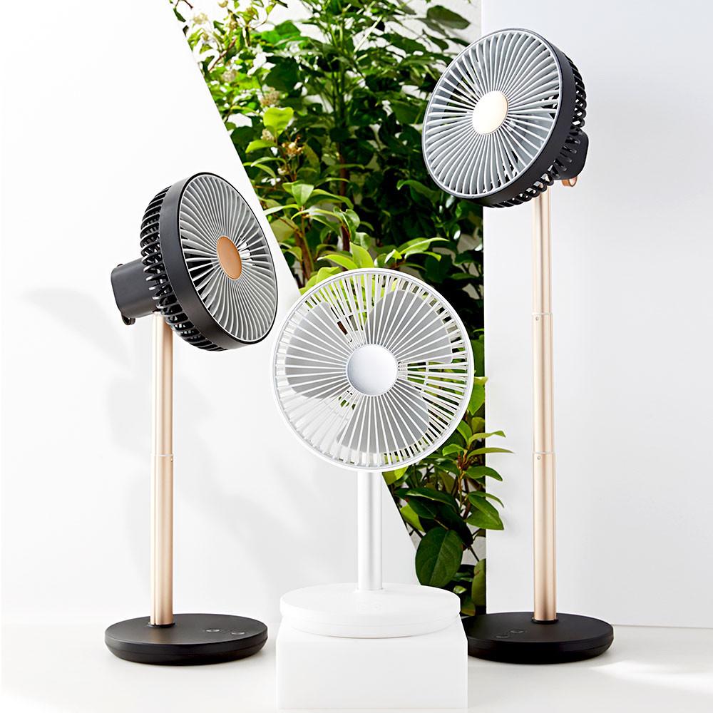 프롬비 윈드스핀 4세대 키 큰 프리미엄 휴대용 무선 자동회전 저소음 탁상용 캠핑 선풍기 FC185