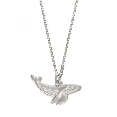 험프백 웨일 목걸이 [실버925]