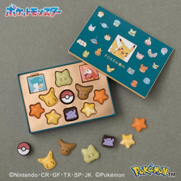【1/5〜予約販売開始】バレンタイン チョコ 2024 松風屋 ギフト ピカチュウ ニャオハ ポケットモンスター チョコセットＭ（ポケモン）<472410>PV-2