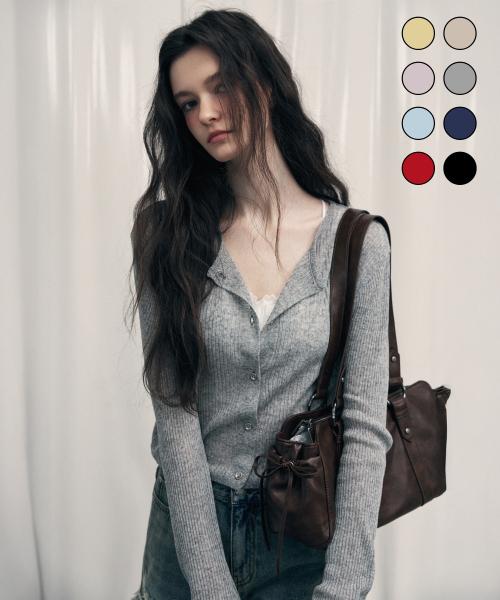 어블룸 린넨 니트 가디건 [8COLOR]