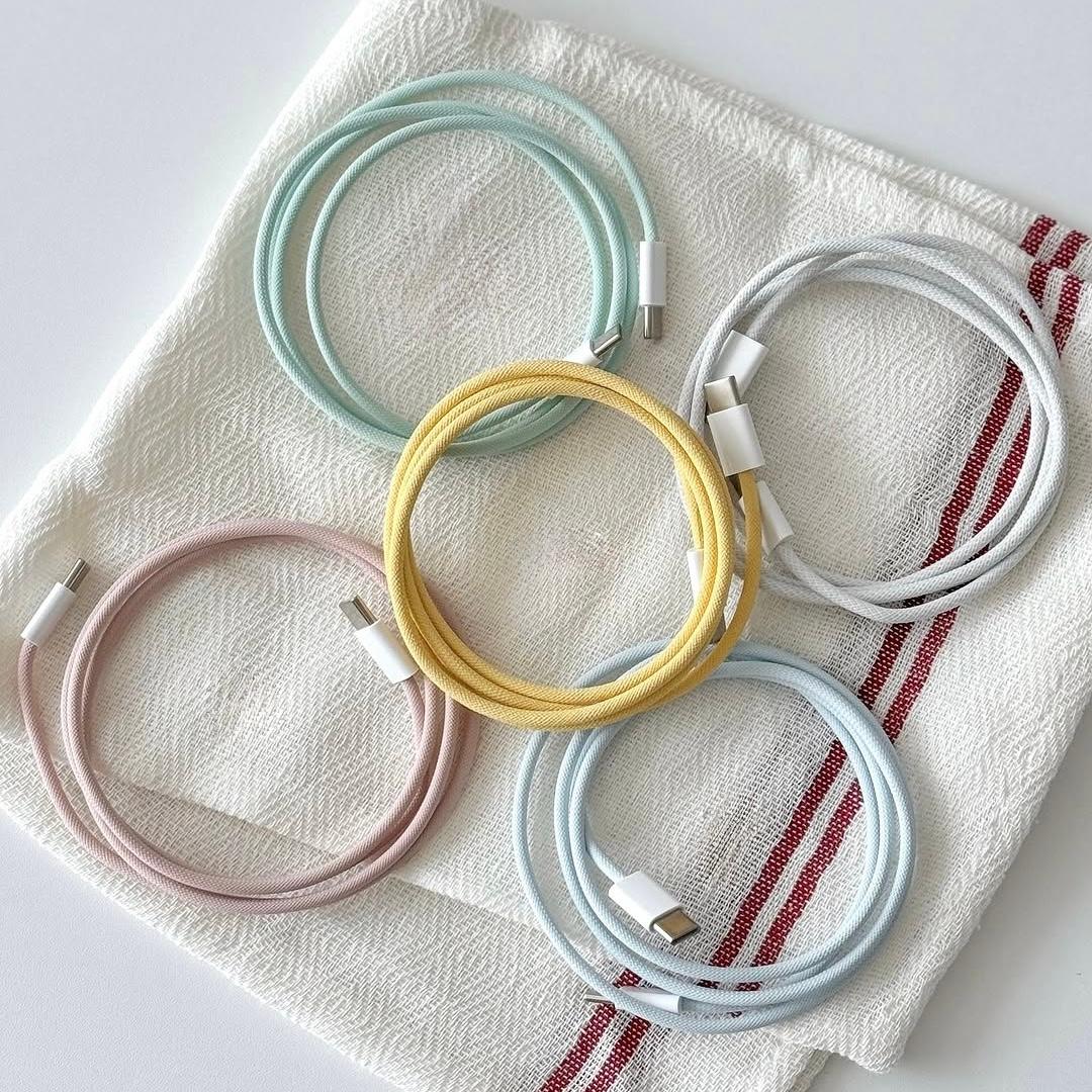 Jacquard Fast Charging Cable (5color)