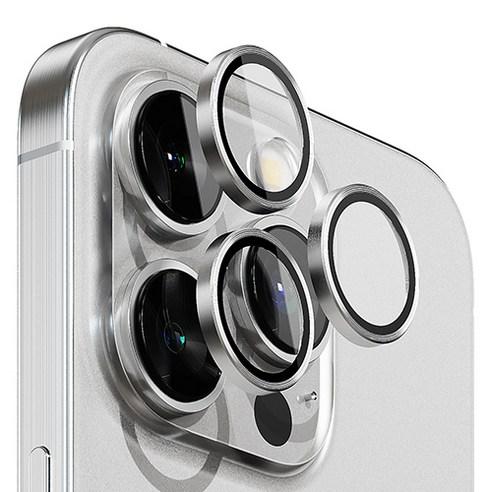 빅쏘 빛번짐 방지 부착가이드 아이폰 후면 카메라 렌즈 링 강화유리 휴대폰 보호필름 화이트 - 보호필름 | 쿠팡