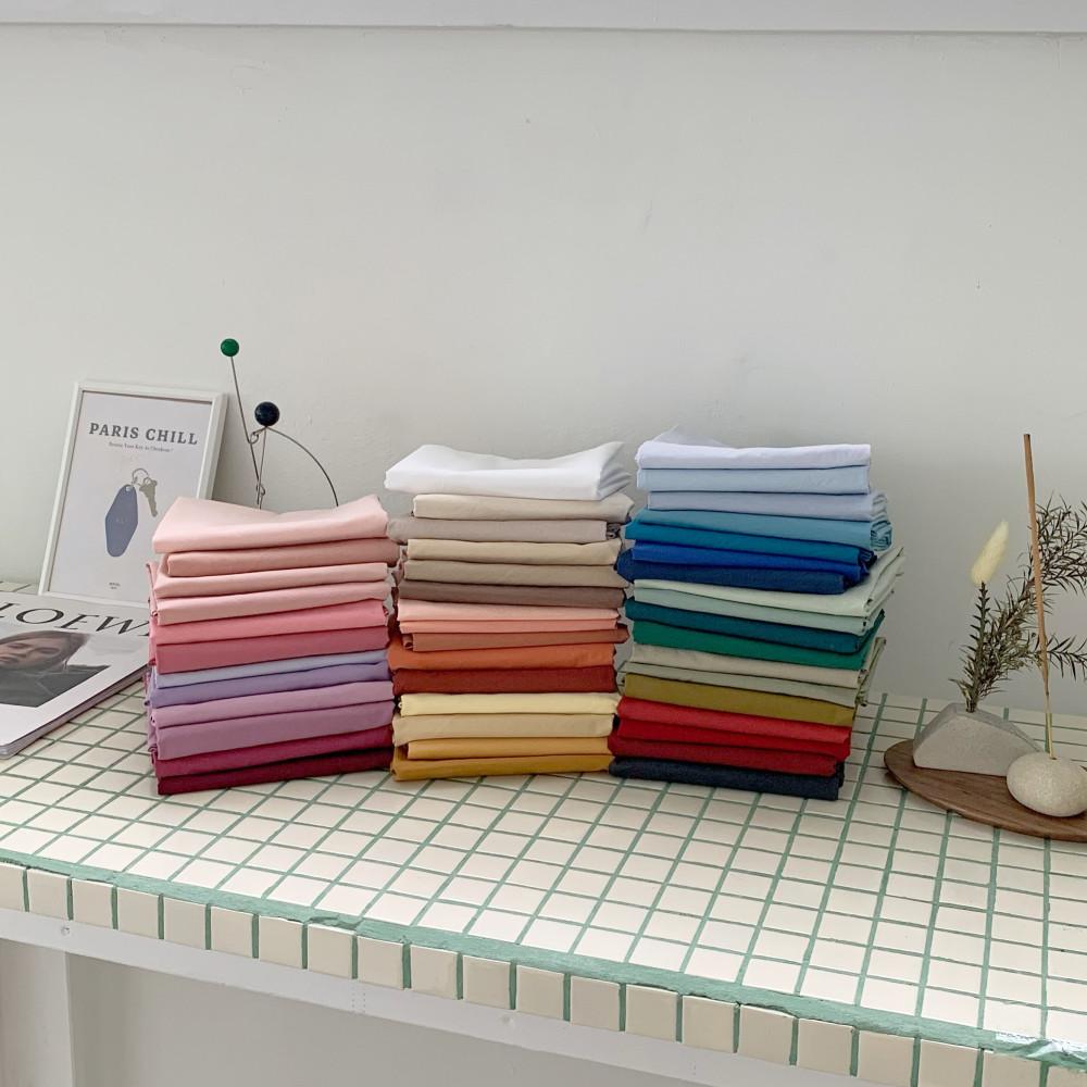 퓨어코튼 베개커버 고밀도 바이오워싱 호텔침구(45color)