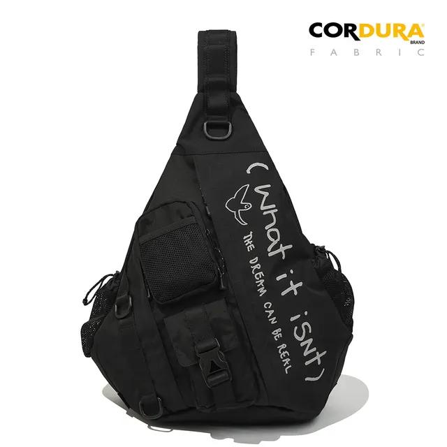 [🍀쿠폰가 46,280원][24SS] 유틸리티 메신저백 블랙