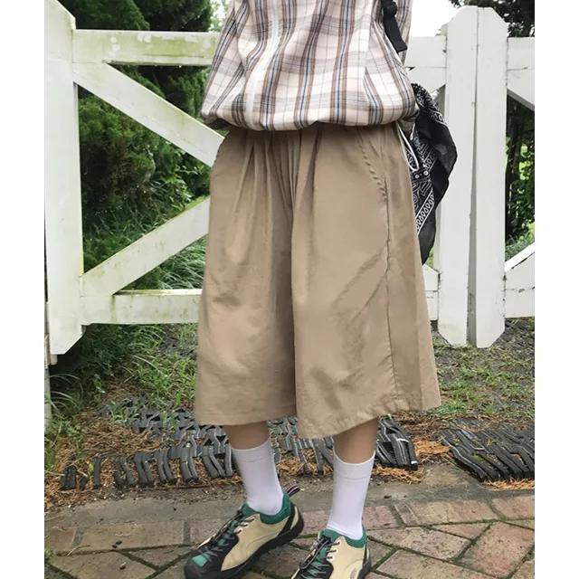 린넨 버뮤다 밴딩 팬츠 (4 color)