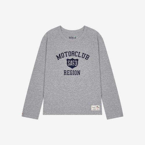 1/2 REGION MOTORS CLUB SYMBOL LONG SLEEVE (GRAY)