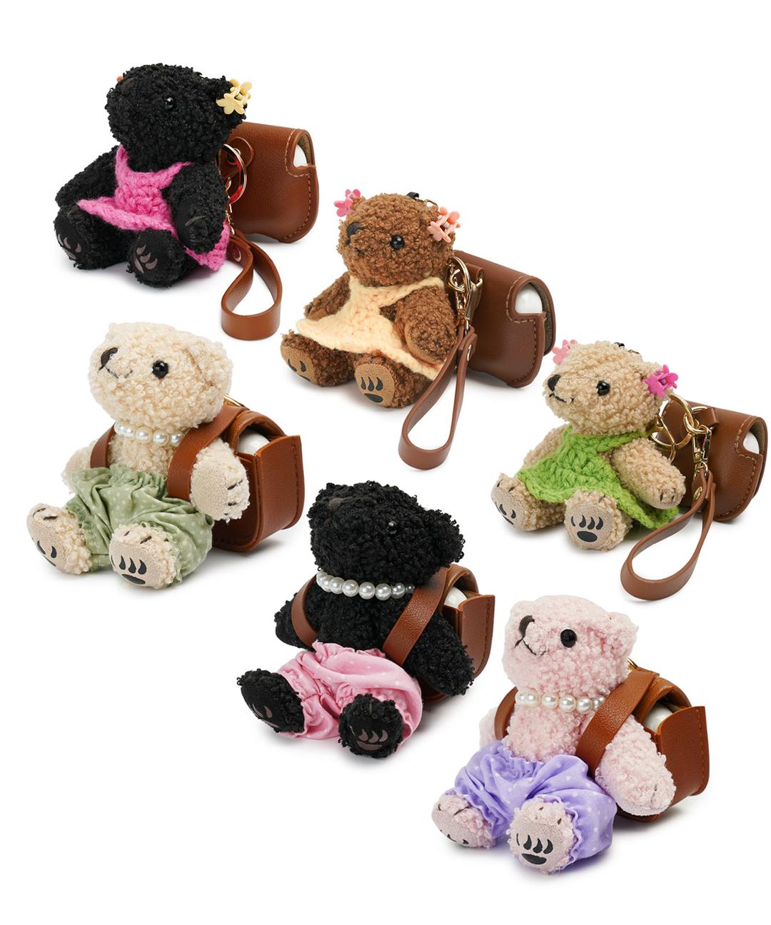 베어파우 베어파우(BEARPAW) BEARPAW BEAR DOLL 곰인형 키링 에어팟케이스 6종 택1