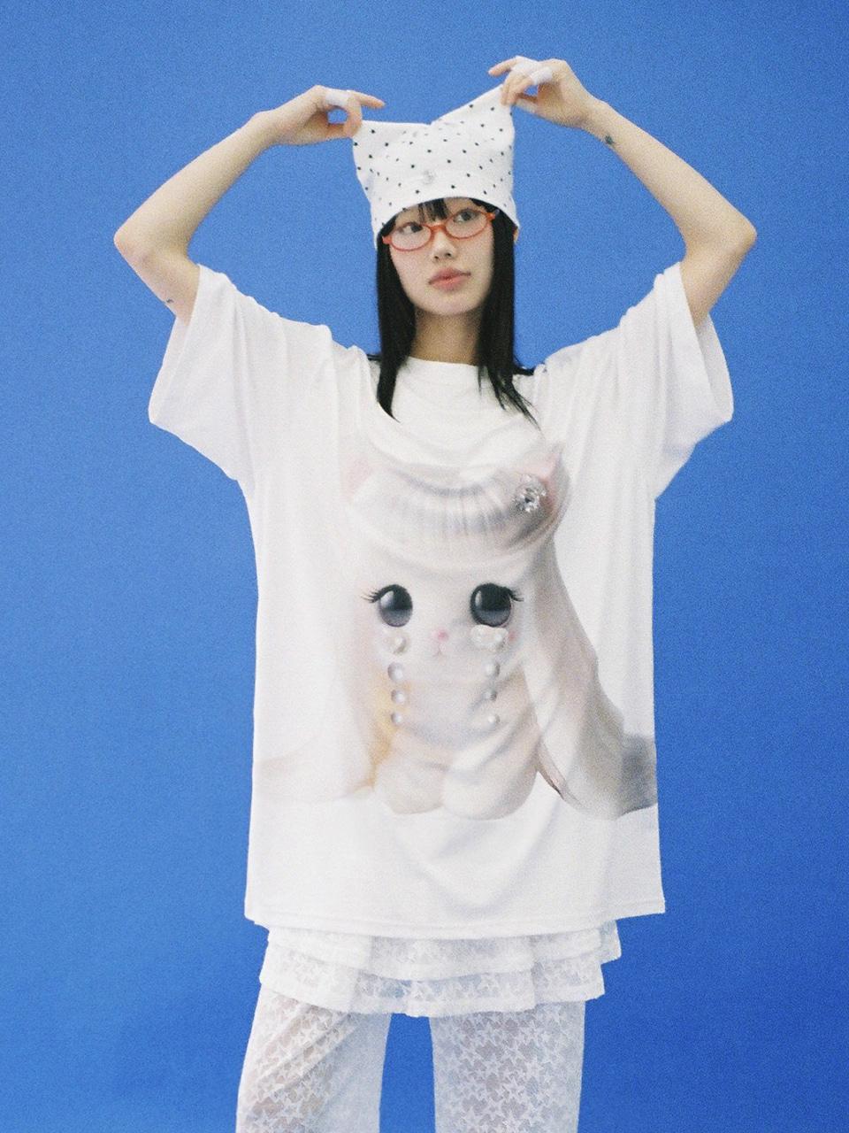Dont cry Aerocool T-shirt - WHITE