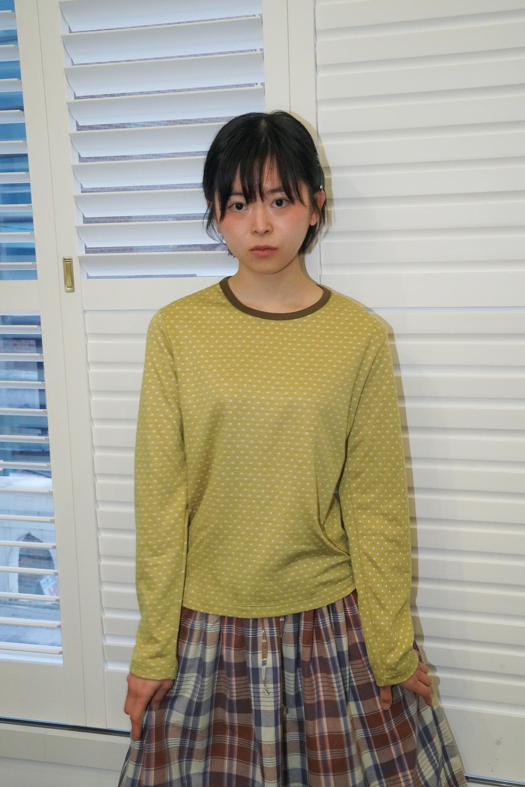 DOT RIB POINT T - LIME YELLOW