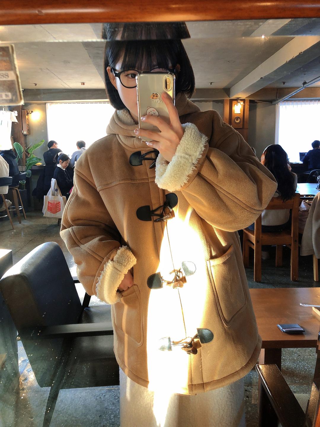 (당일발송)덴버 더플 무스탕