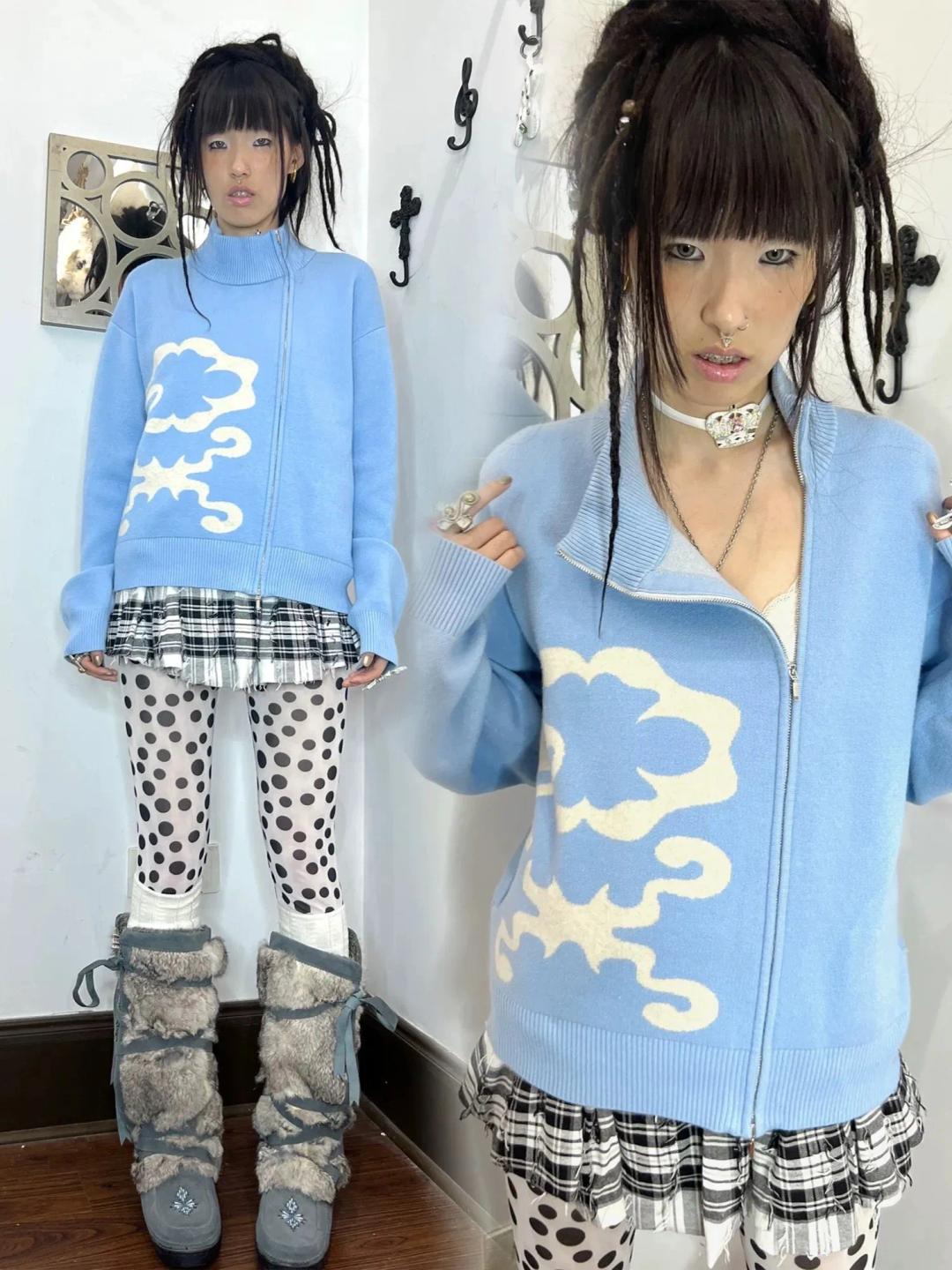 [⋆꙳nit alcove꙳.* ]Kung Fu Agent Turtleneck Sweater Coat