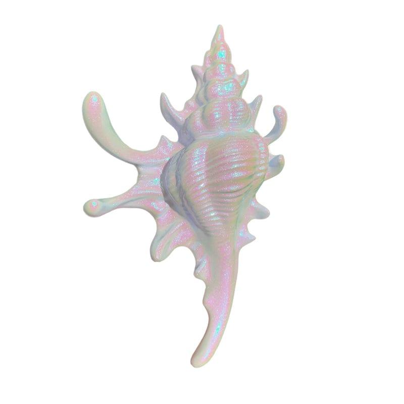 Mermaid Pearlescent White Conch Hair Claw | NueShiny&BurningMoon