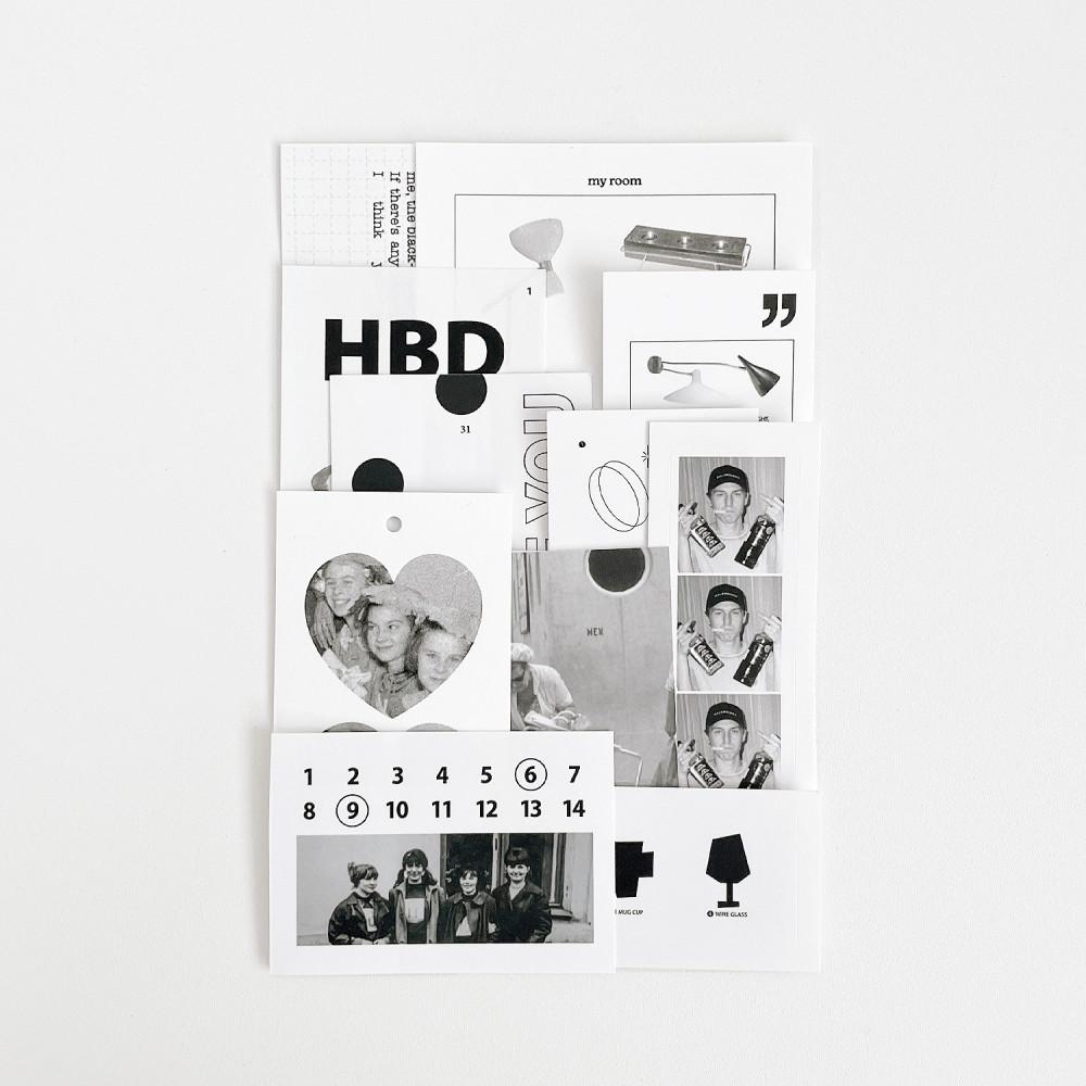 Series  sticker pack 시리즈 감성 모던 빈티지 스티커 스티커팩