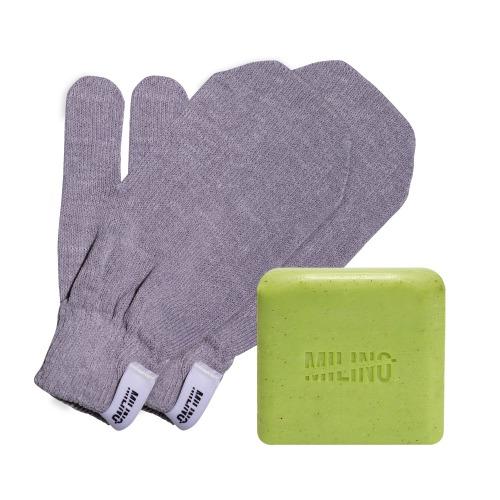 밀리노 천연인견 항균 때장갑