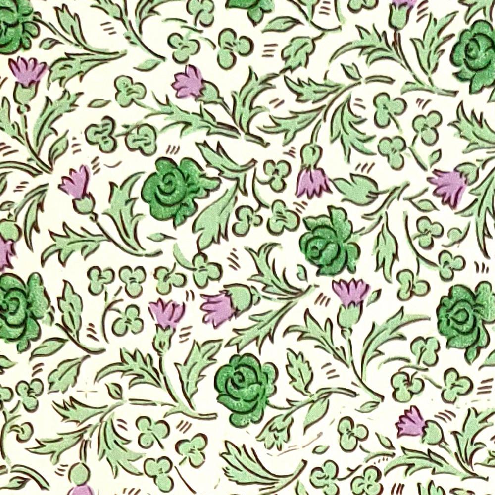 [수입포장지] Small Green Rose