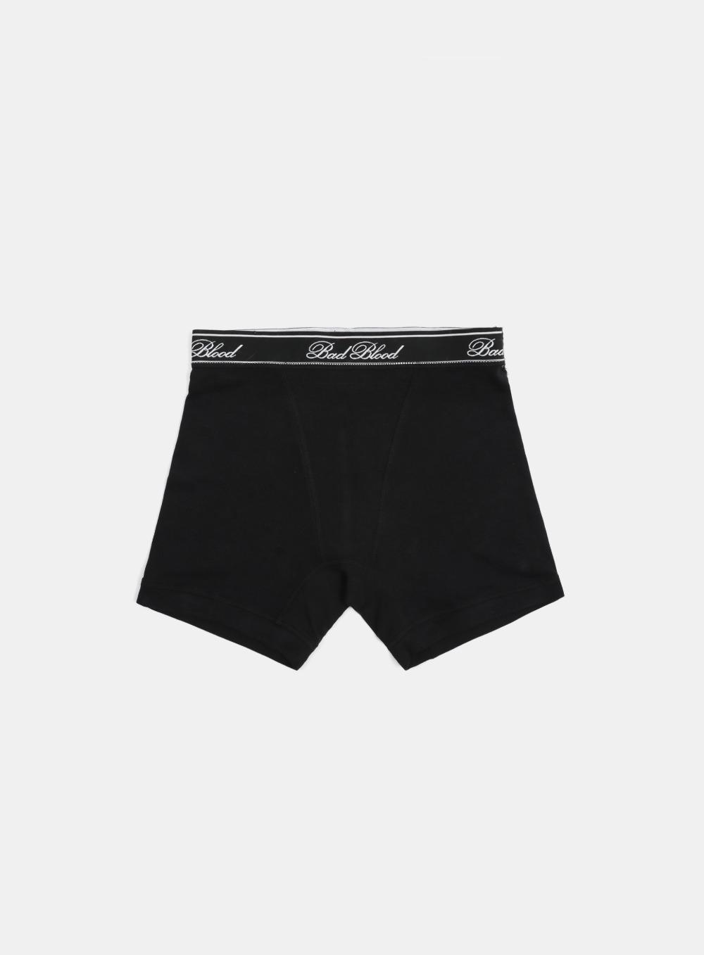 [w-pnt25-002] Classic Logo Boxer Briefs - Black