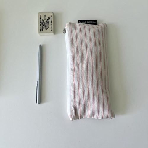 로즈우드 스트라이프 필통