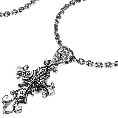 NECKLACE ORNATE MEDIEVAL CROSS