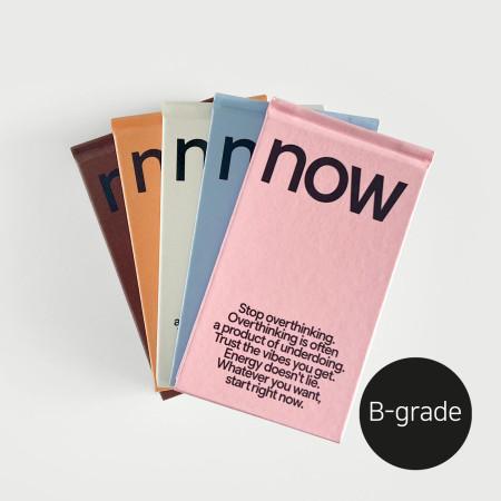 (B-grade) now diary 나우 다이어리 핑크 블루 오렌지 브라운 크림 아이보리 바닐라 초코 만년형 플래너 스케줄러