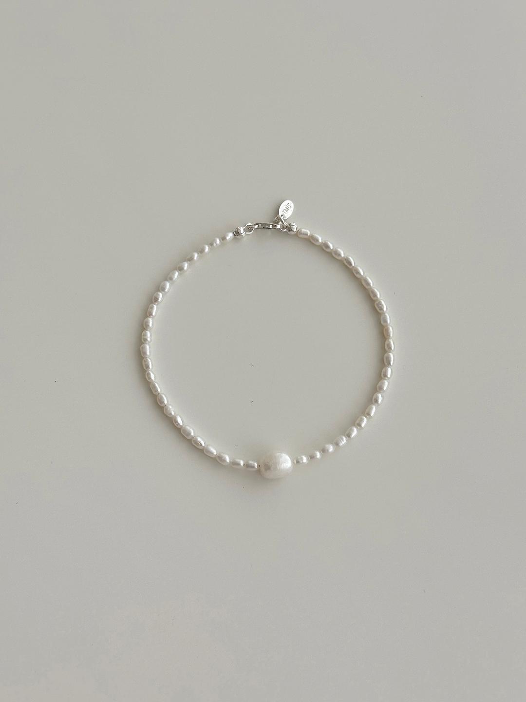 POINT PEARL ANKLE BRACELET