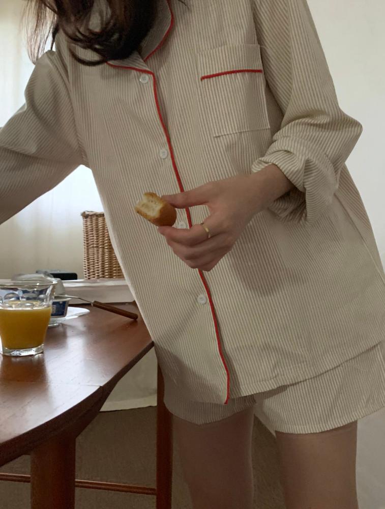 [커플] 크림치즈파자마_베이지(1400장돌파)