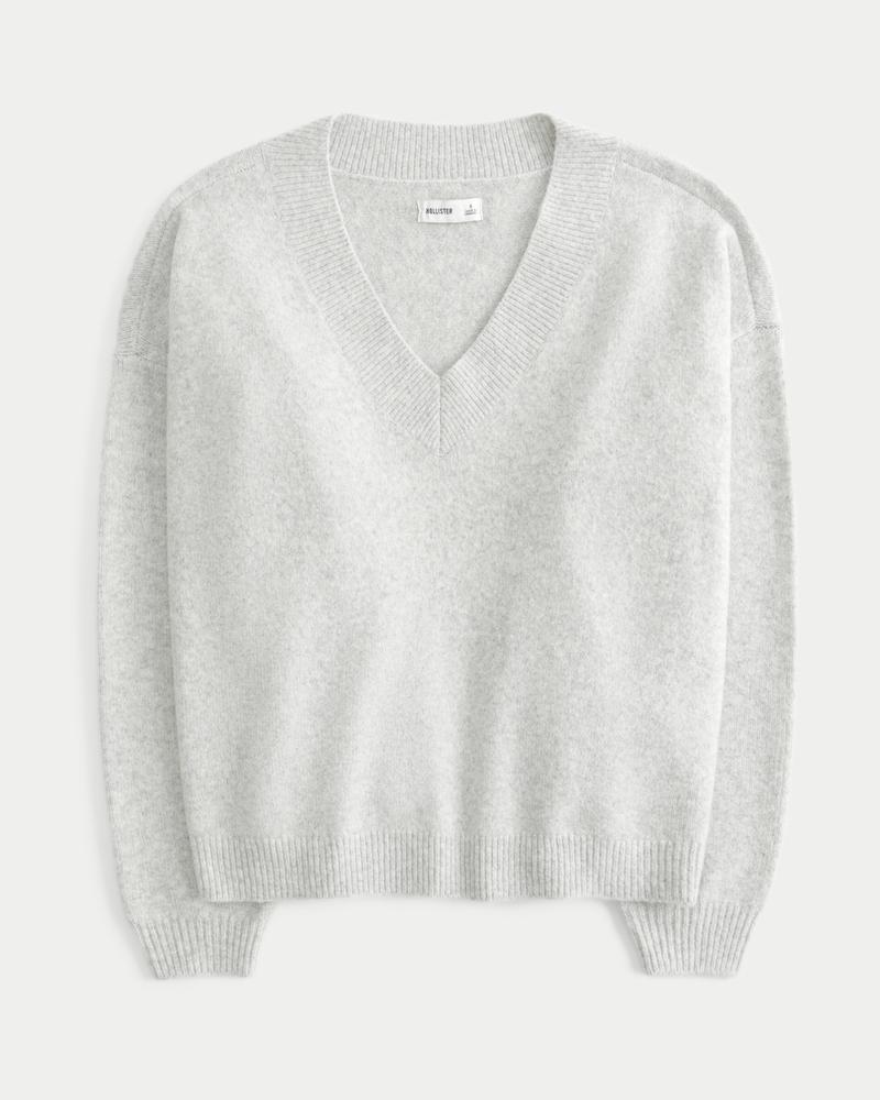 Hollister Comfy Cloud Oversized V-Neck Sweater
