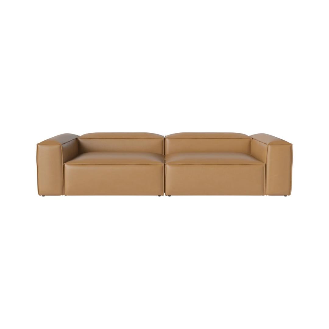 Cosima 2 Units Big Corner Quattro (Spoor) - Light Cognac