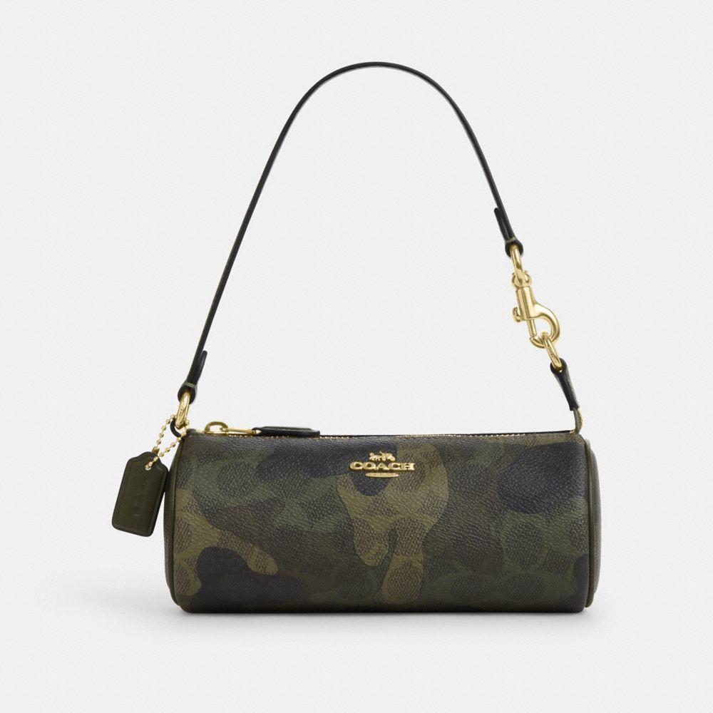 코치 시그니처 카모 프린트 놀리타 배럴 백 CW399 IMXAI Nolita Barrel Bag In Signature Camo Print