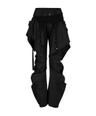 (9/26 Pre-Order) Layered Strap Pants Black