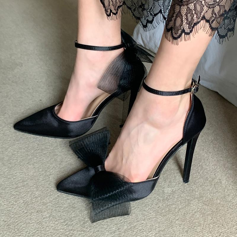 [RP3088] 쥬아르 새틴 리본 메리제인 펌프스