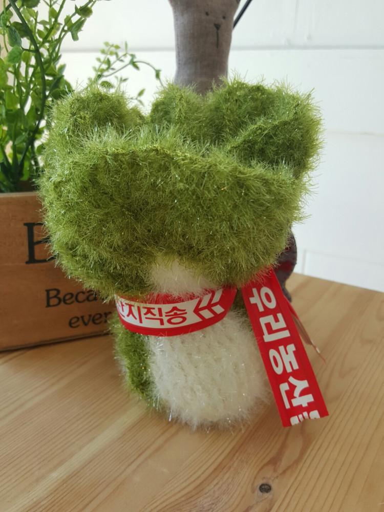 배추수세미 DIY 패키지(메리제인뜨개상점) 뜨개 수세미 수세미패키지 수세미만들기