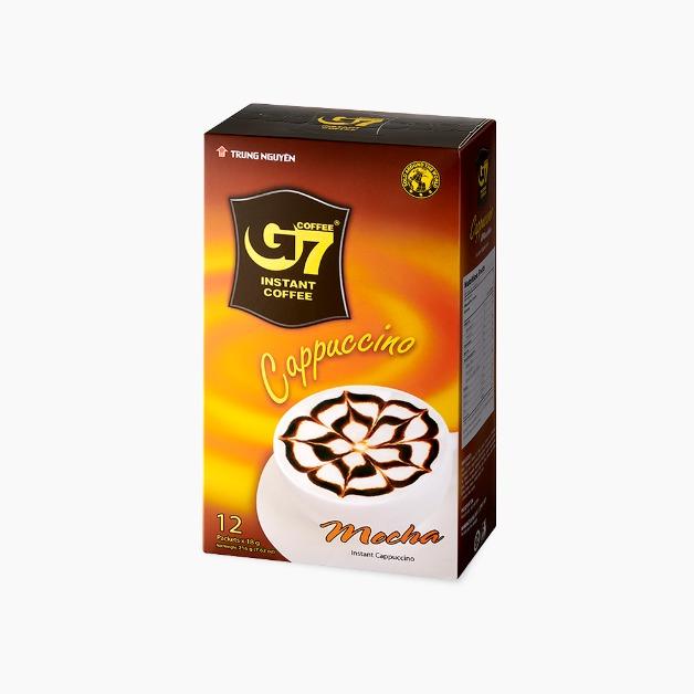 G7 카푸치노 모카향 12개입 / 베트남 원두 커피 믹스 스틱