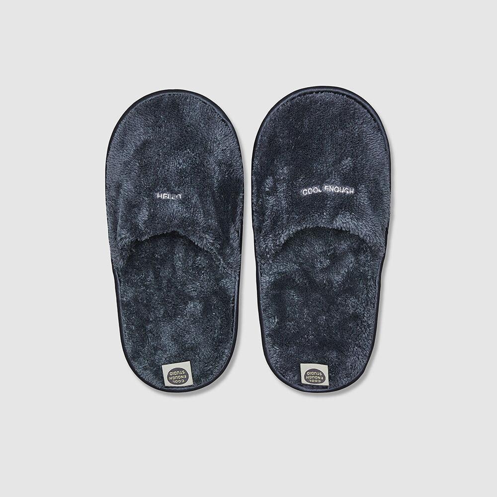 THE TOWEL SLIPPERS (GRAY) 쿨이너프 극세사 실내화 슬리퍼