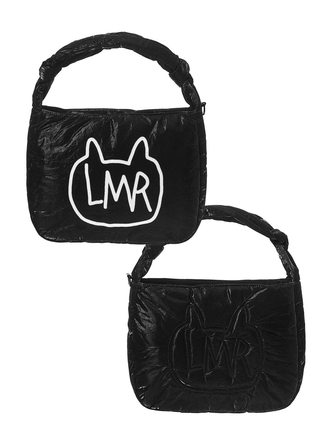 심볼 로고 투웨이 타이벡 패딩백 BLACK