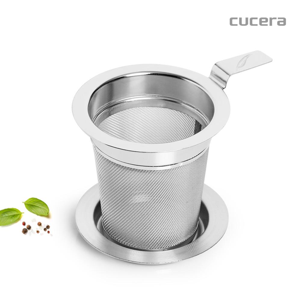 차 거름망 스텐 티인퓨저 찻잎 필터 차망 티 스트레이너(뚜껑포함)
