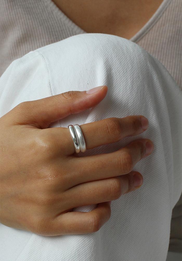 [Silver 925] Basic Open Ring (Matt ver.)