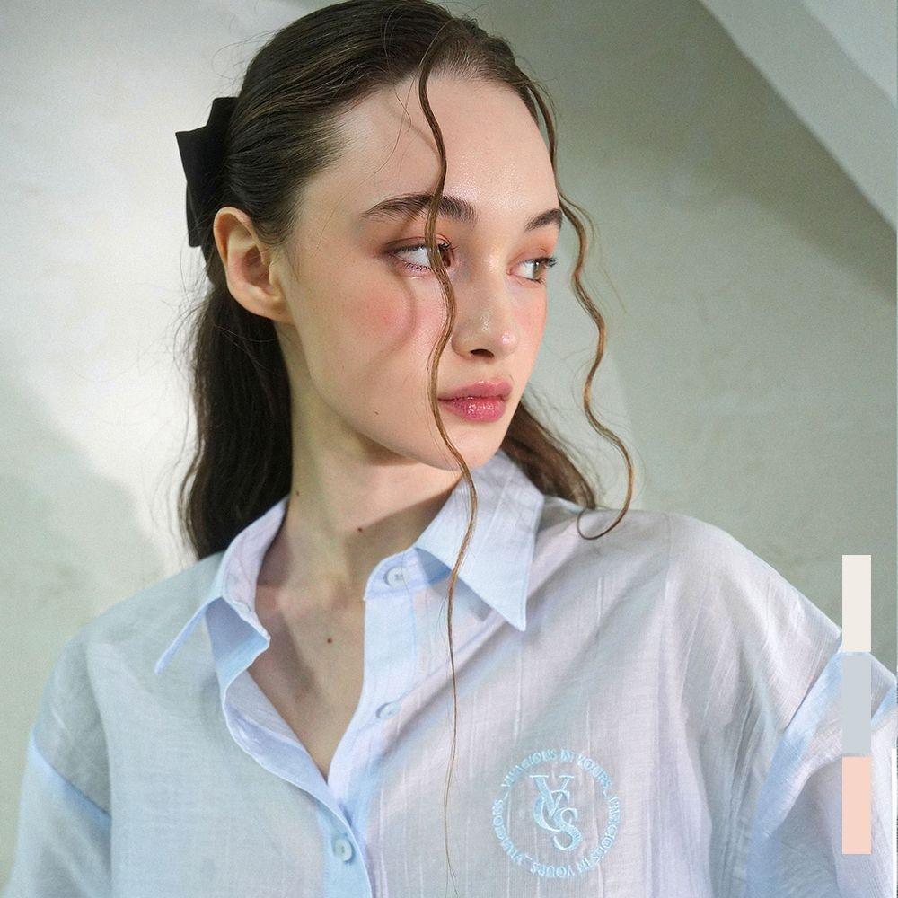 Cencel Seethrough Classic Shirt Solid - 3COL