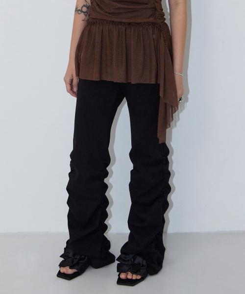 Fakiii Cumulate Boot-Cut Track Pants_BLACK