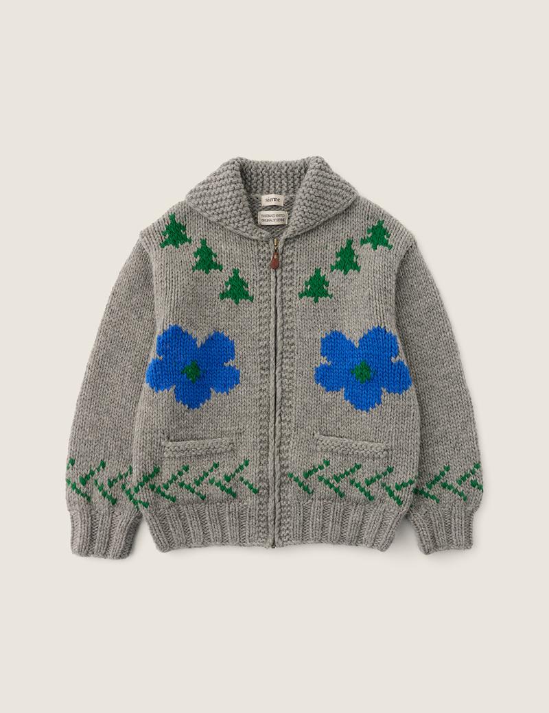 Pony Cowichan Pure Wool Sweater (Charcoal)