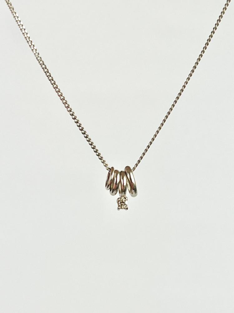 14k 18k 꼬냑다이아몬드 에떼 목걸이