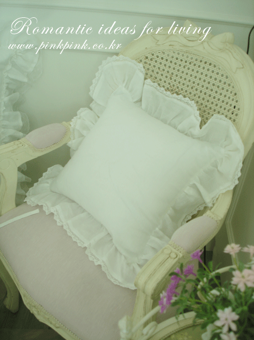 사각 레이스 쿠션